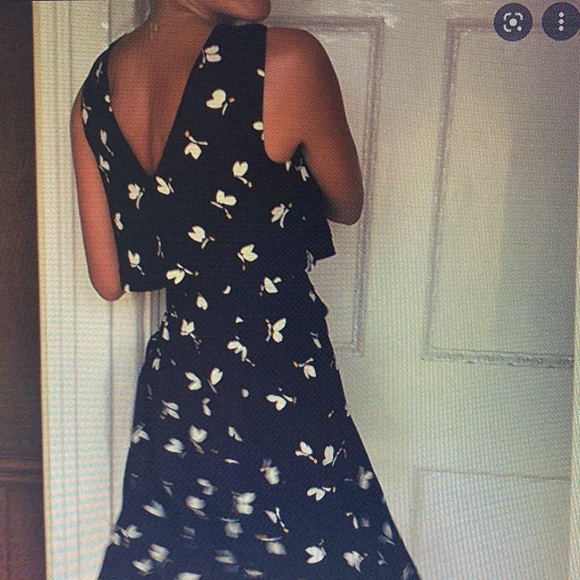 ZARA Sleeveless Print Dress - Picture 2 of 2